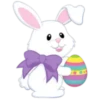 Conejo de pascua con huevos 5