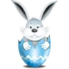 Conejo de pascua con huevos 9