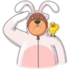 Disfrazado de conejo de pascua 7