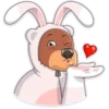 Disfrazado de conejo de pascua 13