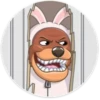 Disfrazado de conejo de pascua 16
