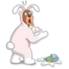 Disfrazado de conejo de pascua 18